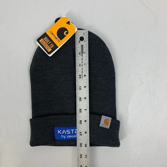 Carhartt Knit Cuffed Kasten Embroidered Front Cotton Beanie One Size NWT - Picture 12 of 14